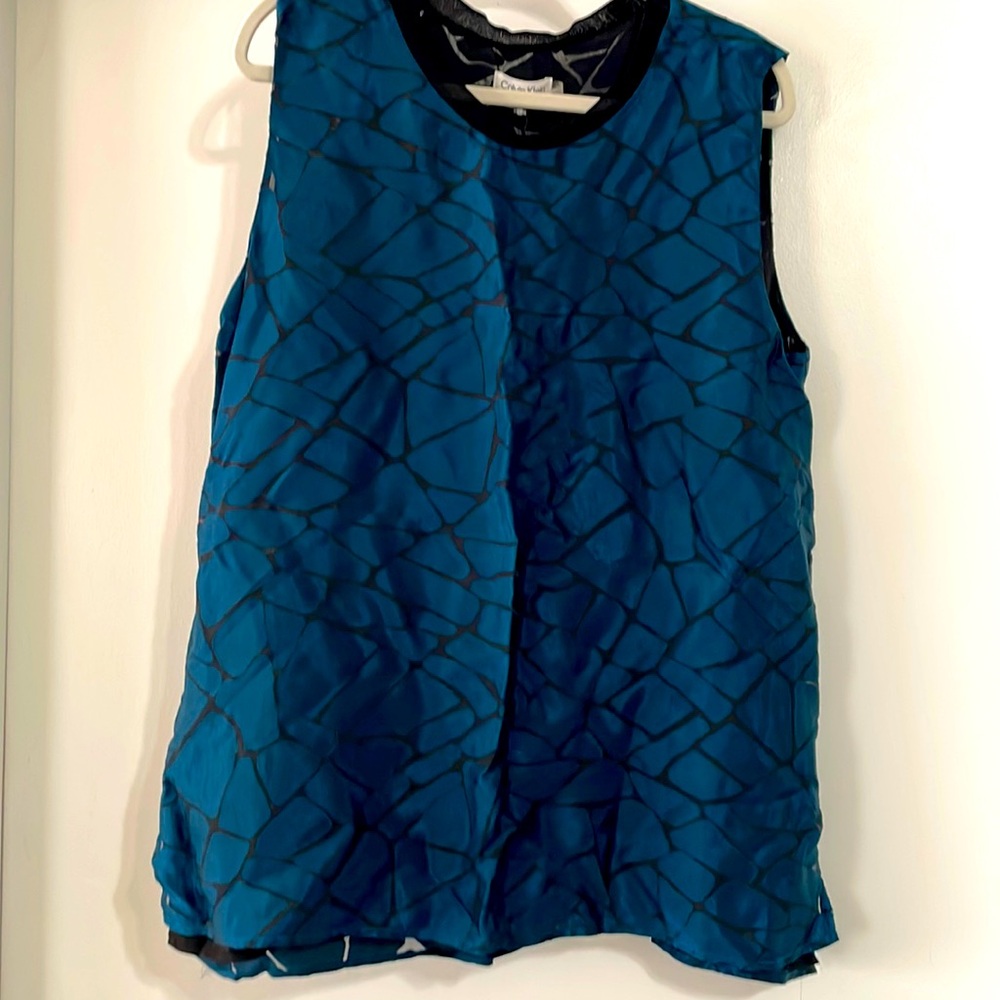 New with Tags Calvin Klein XL formal top. Sleeveless.  Lined.
